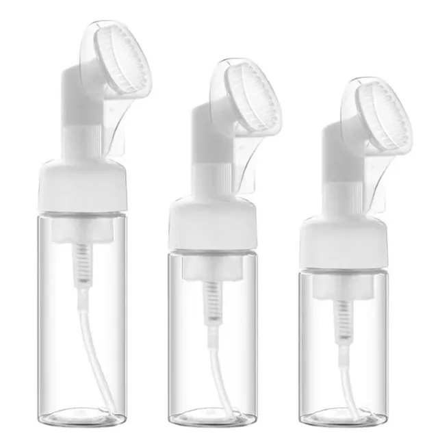 Classic modern trendy stylish practical travel transparent bottle for face cleaning