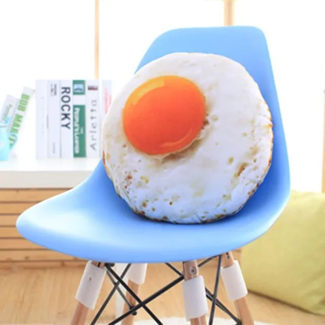 Soft cotton pillow in egg shape