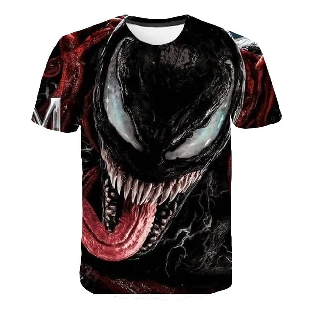 Tricou de lux pentru copii cu mâneci scurte și motivul preferat Venom Ruiz