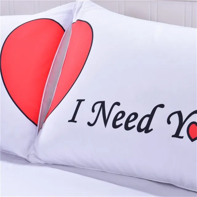 Pillow covers - I LOVE YOU, I NEED YOU