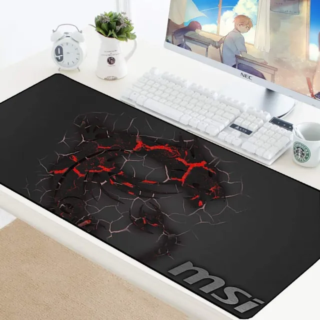 Antislip mouse pad and XL keyboard