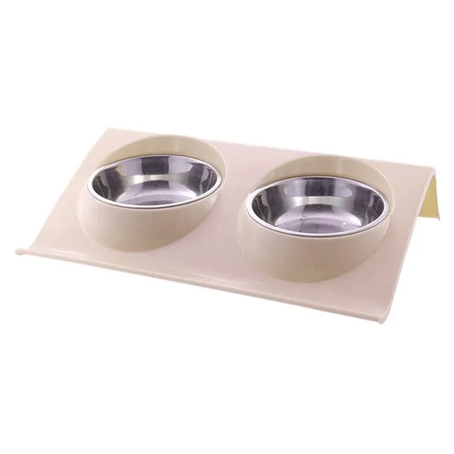 Double bowl for dogs and cats C789