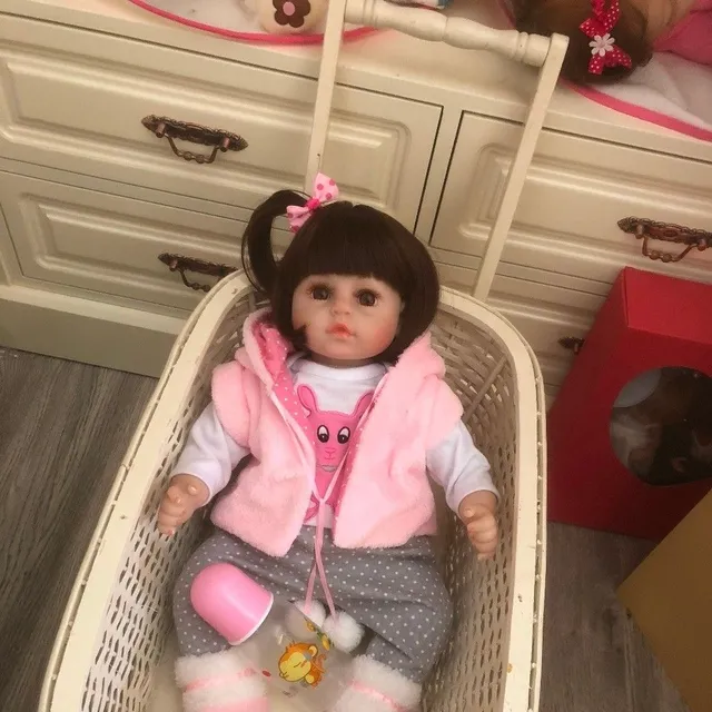 Realistic silicone doll