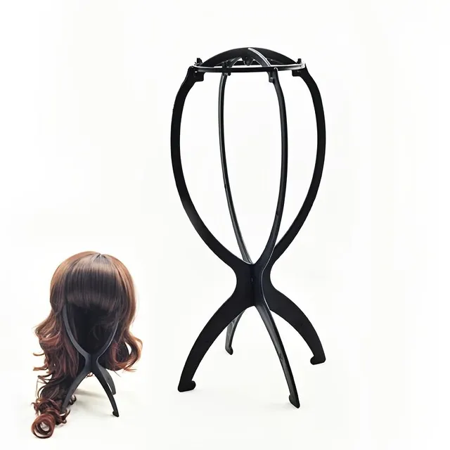 Portable wig stand for women - travel stand for head wig with the function of editing and saving