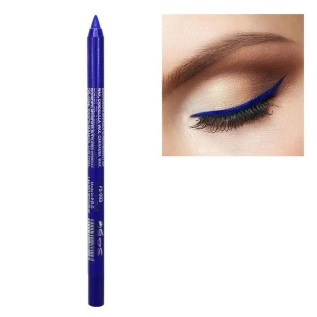 Long-lasting waterproof eye pencil - various colours