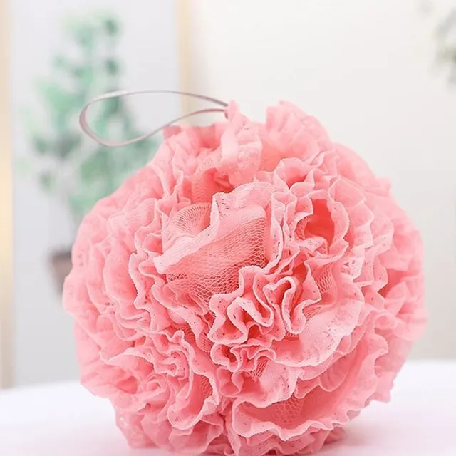 Stylish washing sponge made of modern material in a designer look with Gigi lace