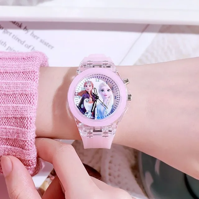 Stylish girls' watch with motifs of popular Mile fairy tales