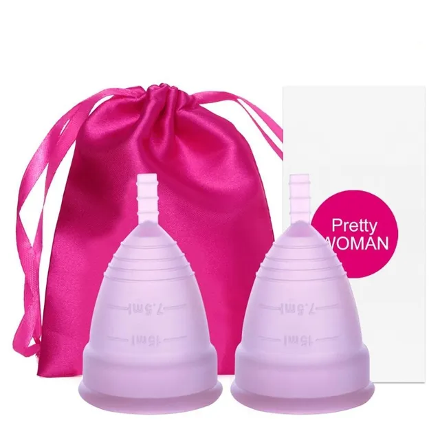 Women's silicone menstrual cup Moose | 2 pcs