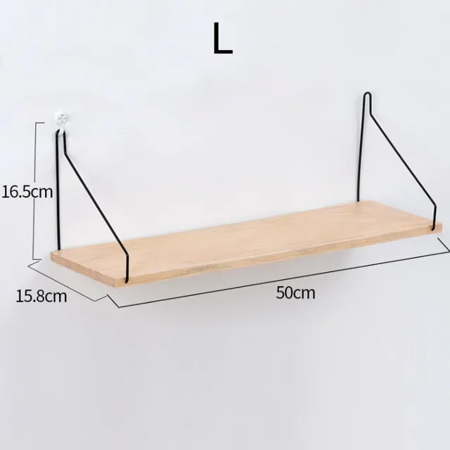 Wall shelf in Scandinavian style