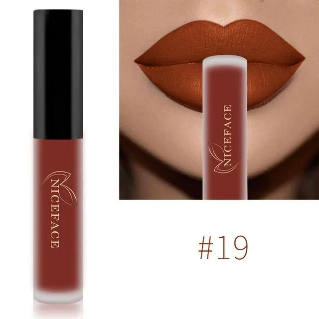 Matt waterproof long-lasting lipstick - more colors