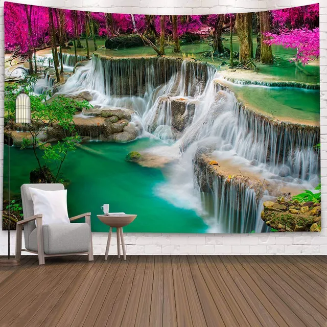 Wall tapestry with nature theme