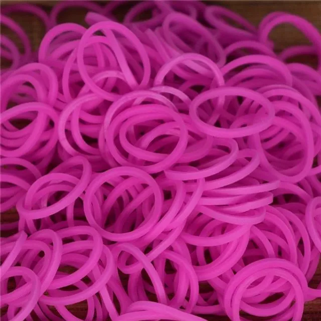 DIY knitting elastics for hair and crafting 300 pcs