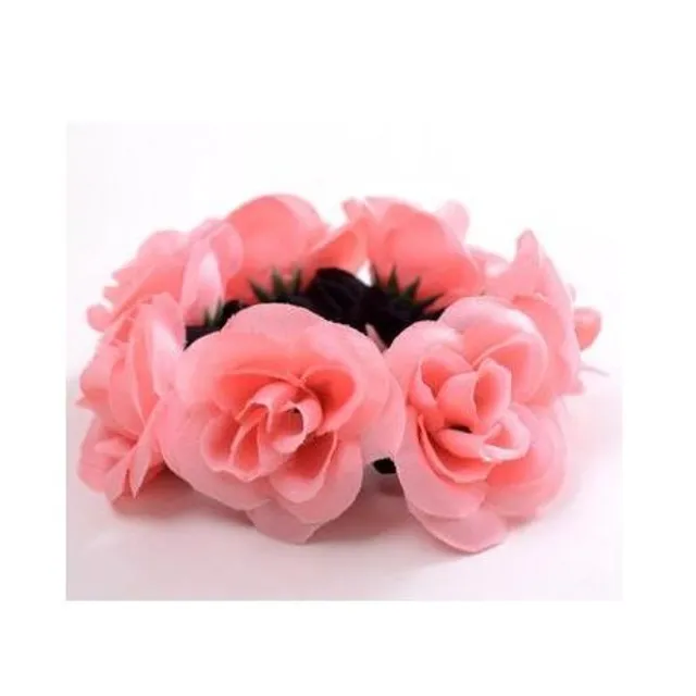 Floral hair elastic