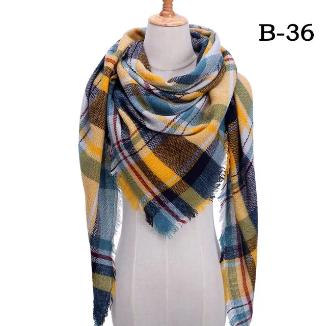 Women's stylish warm comfortable long scarf Lonny b36