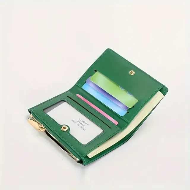 New thin single color coin wallet from 2024, minimalist trendy wallet