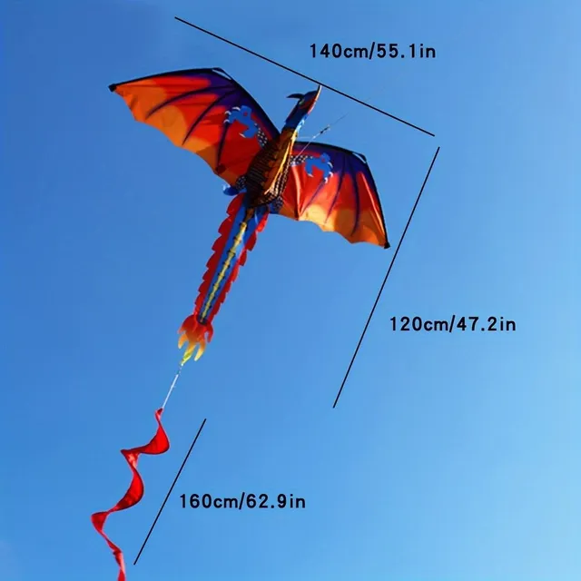 Trojrozmerný drak Dragon Kite