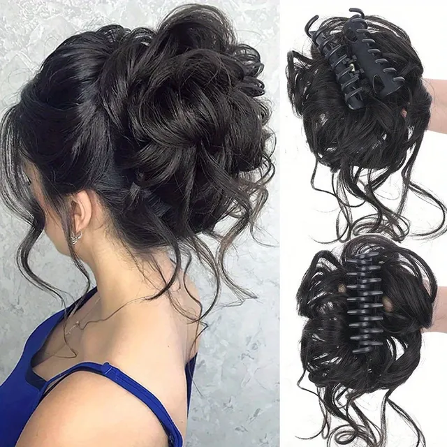 Women's synthetic hair - tousled bun