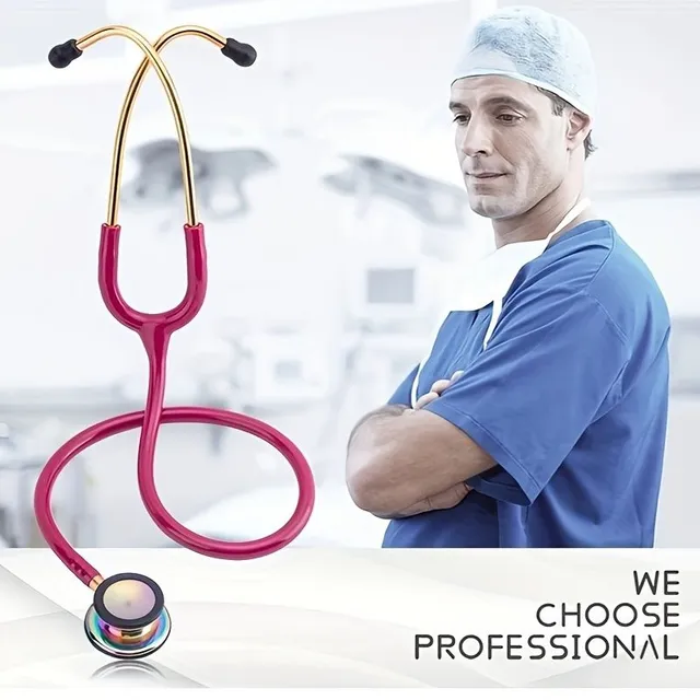 Stetoscop cardiologic profesional portabil Stetoscop cu dublă față Echipament medical Stetoscop Asistentă Doctor