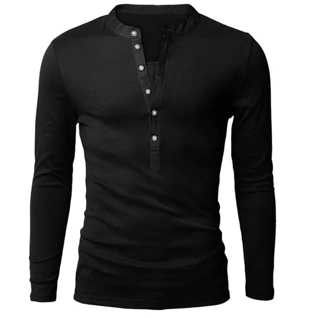 Stylish men's t-shirt with buttons Joseph