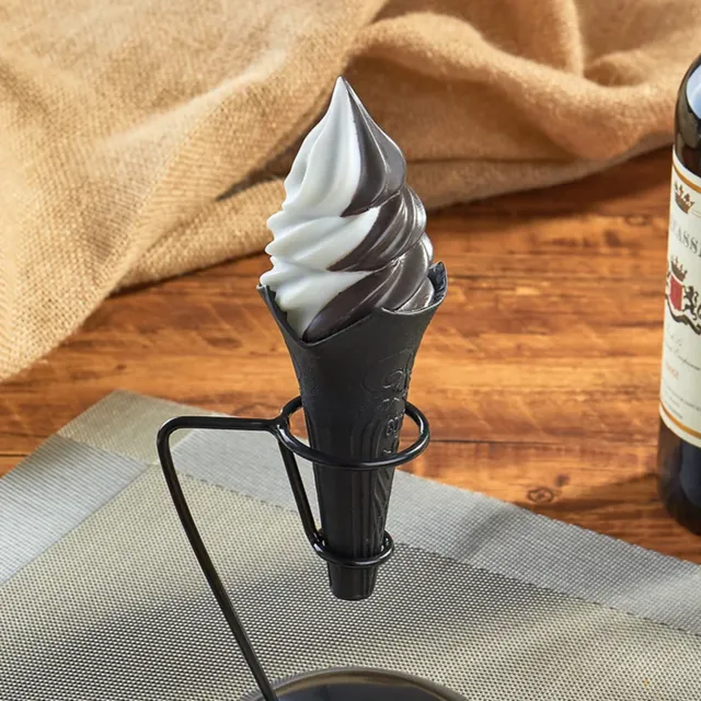 Simulated shining DIY ice cream cone made of plastic