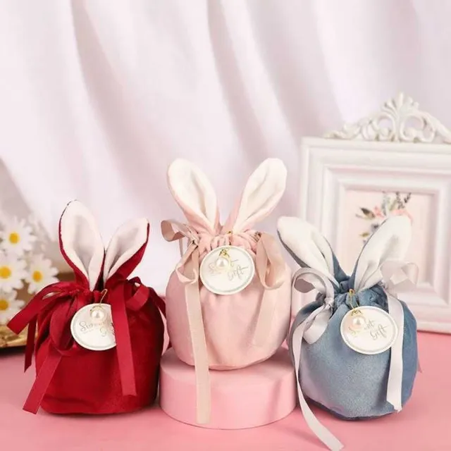 Easter cloth bags with soft ears