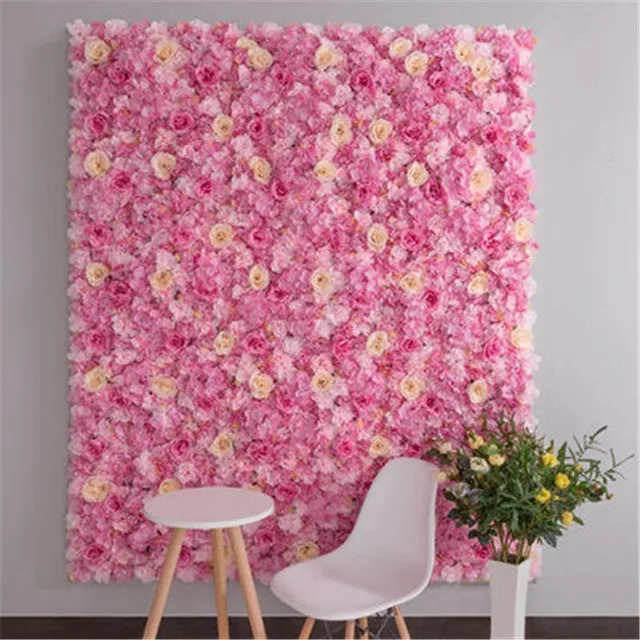 Floral decoration of walls