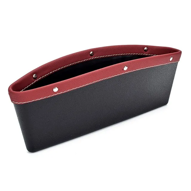 Leather organizer for the car, storage space for the car