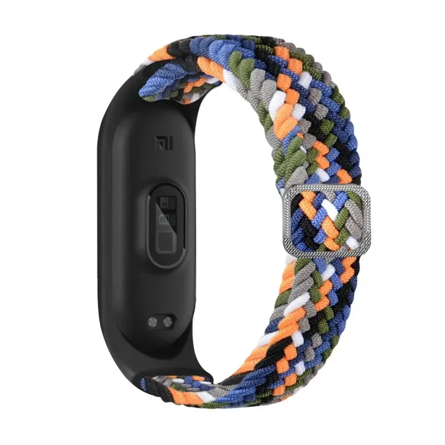 Adjustable elastic belt for Xiaomi Mi Band 7, 6, 5, 4, 3 - Comfortable textile bracelet