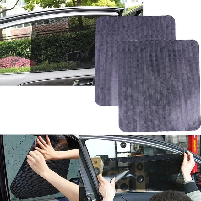 Nalepovací okenní fólie proti slunci do auta - 2 kusy