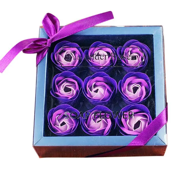 Flower-shaped soap gift pack