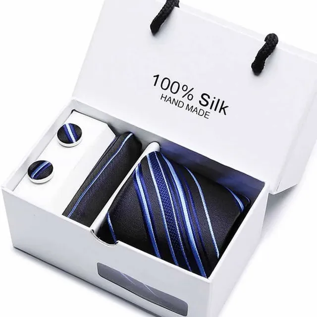 Luxury men's set Vangise | Tie, Handkerchief, Cufflinks sb33