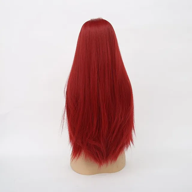 Synthetic wig - red