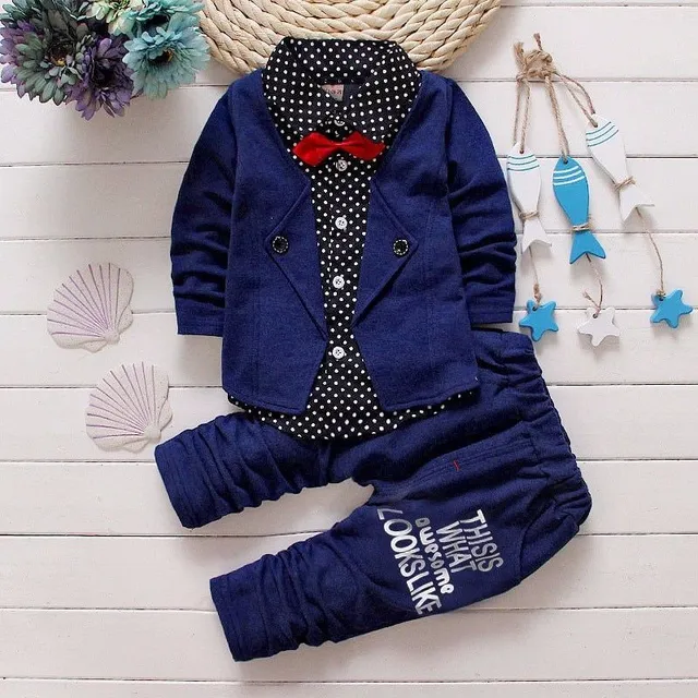 Boys set - T-shirt with jacket and trousers