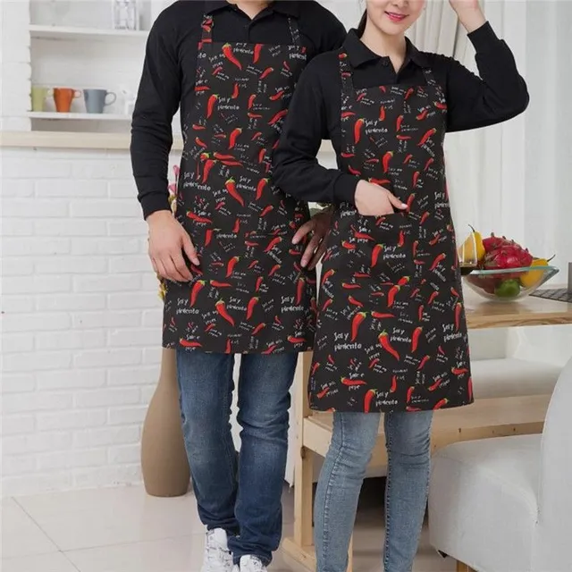 Printed kitchen apron - Chilli peppers