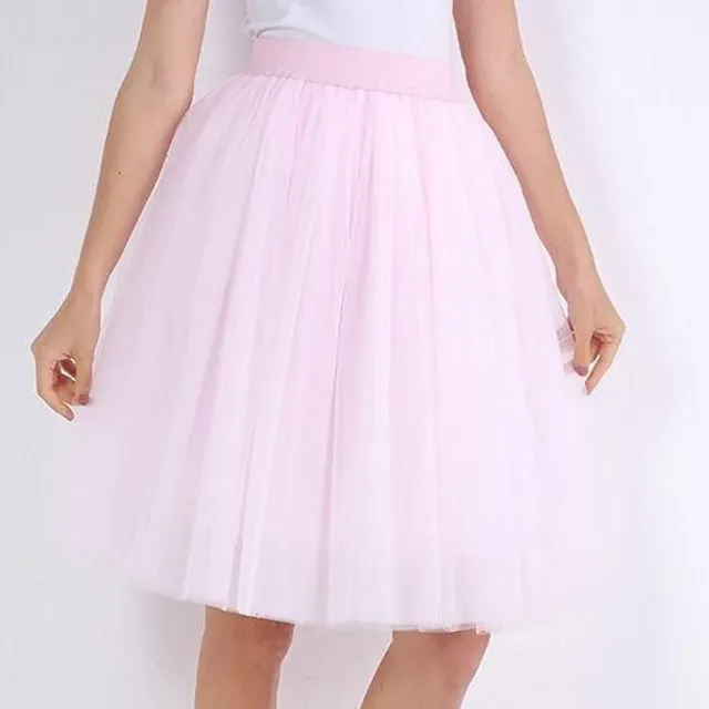 Women's tulle skirt pink