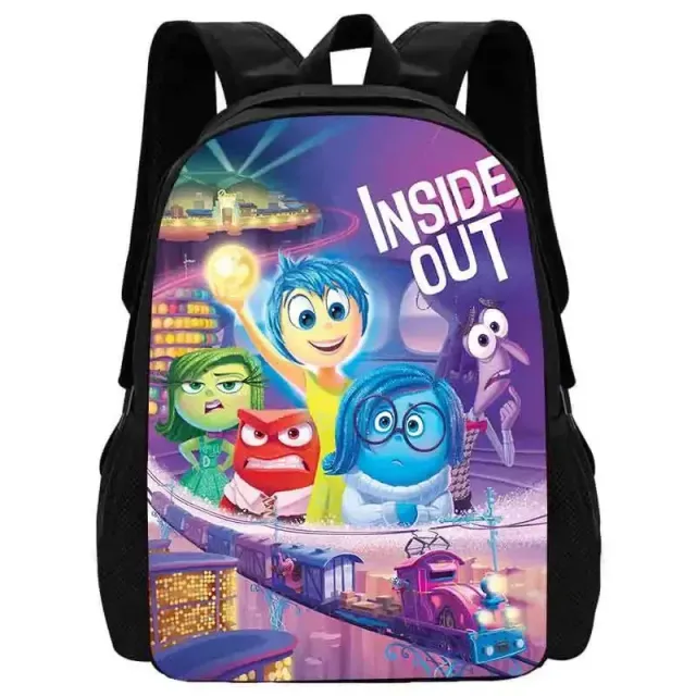 Stylish school backpack with small front pocket in motifs characters from a fairy tale In the head 2 - Inside Out 2