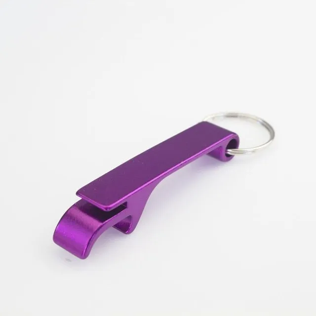 Luxury original, modern, practical, single-colour bottle opener keychain