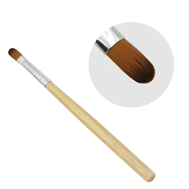 Brushes for nail modelling