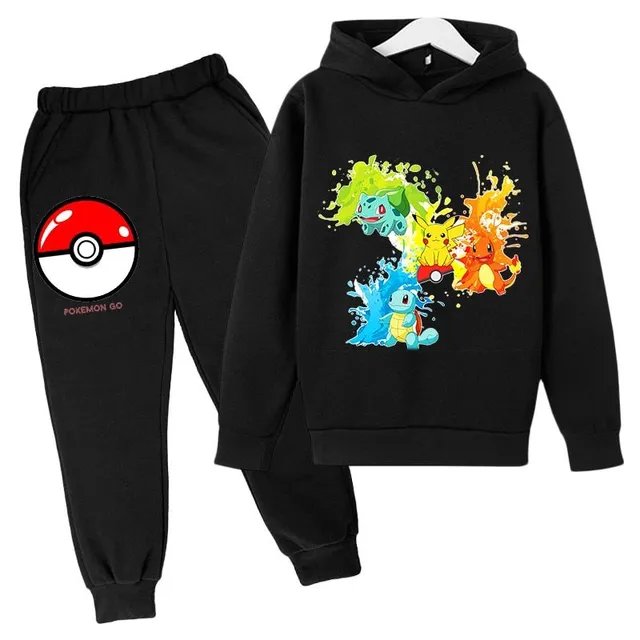 Stylowy dres dla dzieci z motywem Pokémon - różne typy