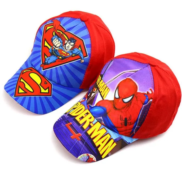 Detská čiapka na superhrdinových motívoch Supernádherná