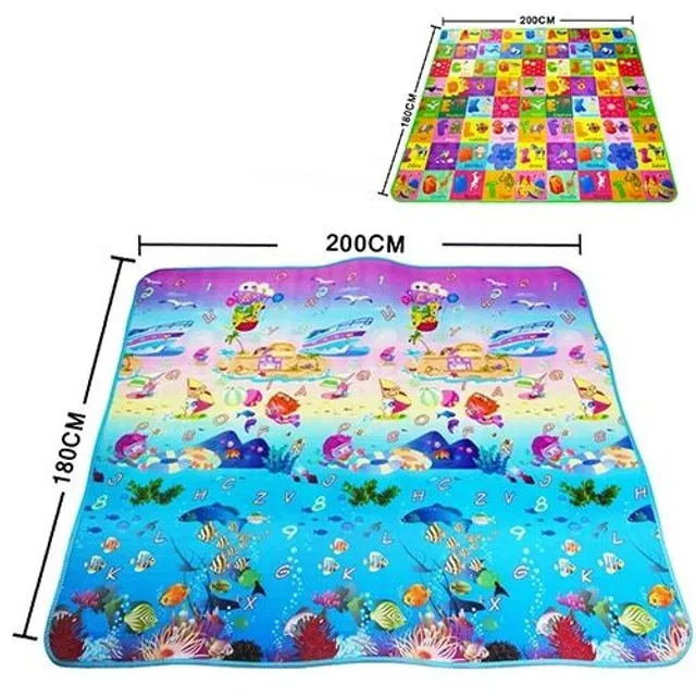 Rusty's children's playing pad ocean-letters