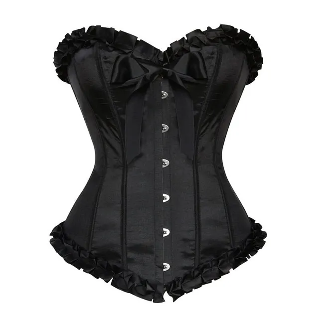 Ladies luxury corset with ruffles Jacobs