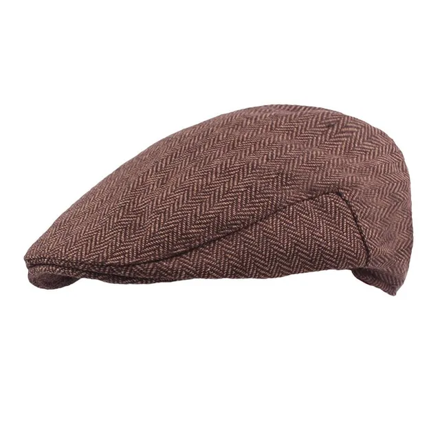 Men's classic warm beret for free cha