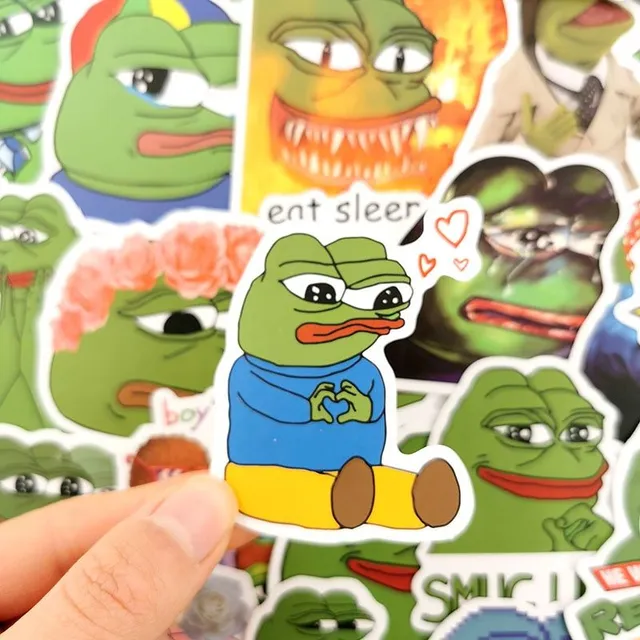 Stickers frogs 10/50 pcs