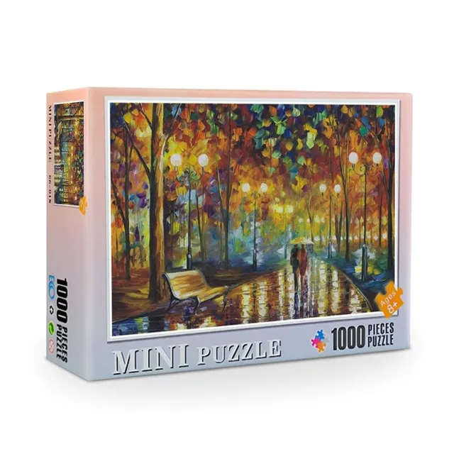 Wooden puzzle with various motifs - 1000 pieces