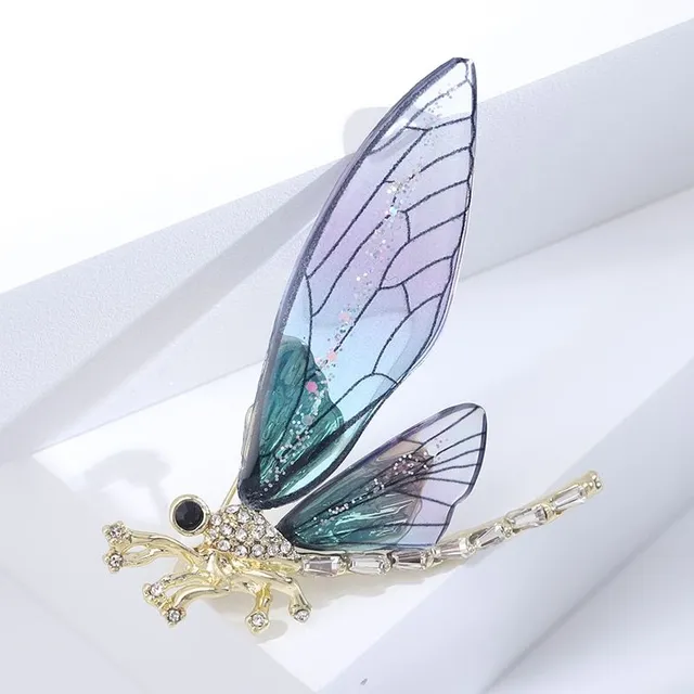 Beautiful modern ball brooch Dragonfly