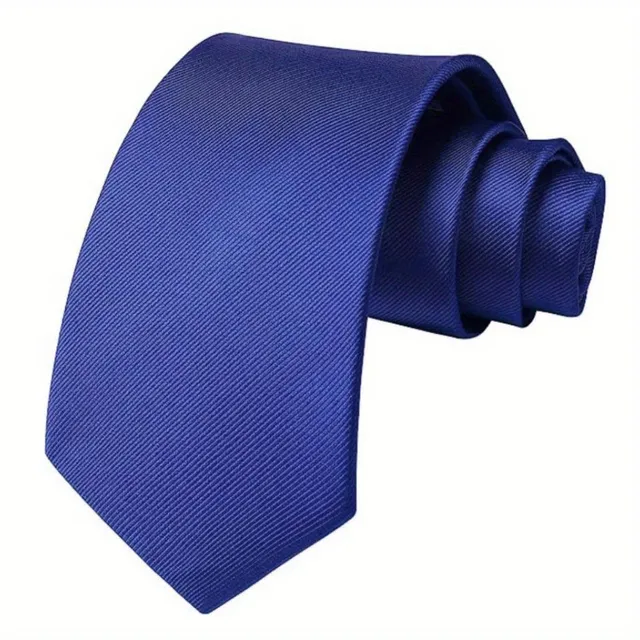 Men's single-color tie suitable for business meetings, weddings and balls