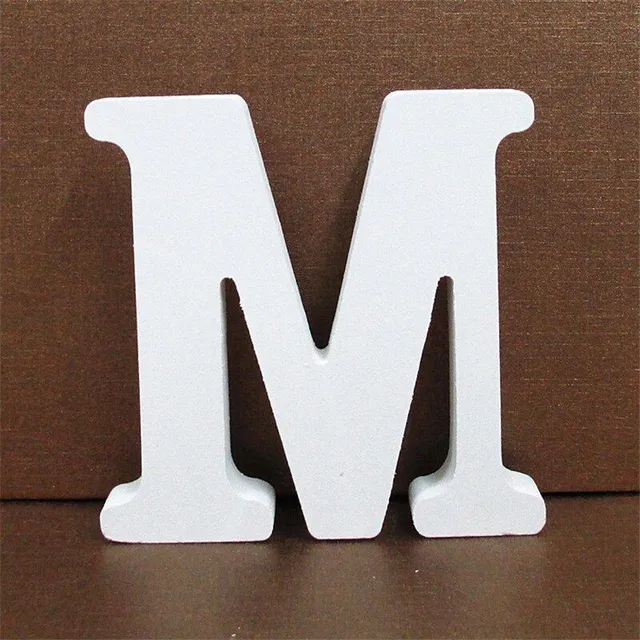 Decorative wooden letter