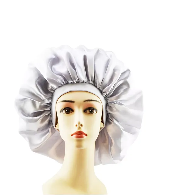 Luxury hair cap made of satin material - several variants of colors and cut