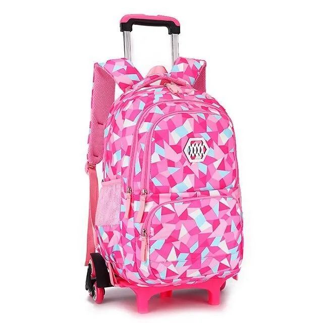 School backpack on wheels